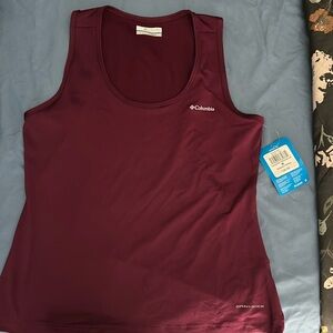 Burgundy performance Tank from Columbia